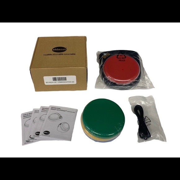 Ablenet BIGMACK Interchangeable Single Message Communicator For Special Needs - Picture 10 of 11